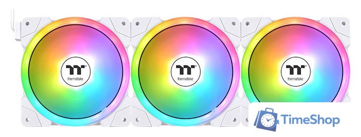 Комплект вентиляторов для корпуса Thermaltake Swafan EX14 ARGB White TT Premium Edition 3-Fan Pack CL-F170-PL14SW-A - Изображение №1 — Интернет-магазин Time-Shop