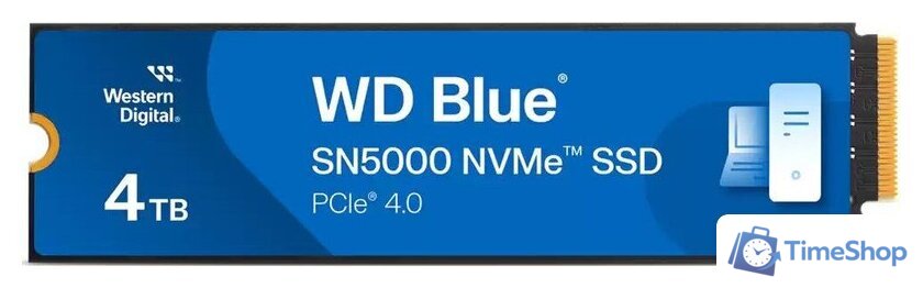 SSD WD Blue SN5000 4TB WDS400T4B0E - Изображение №1 — Интернет-магазин Time-Shop