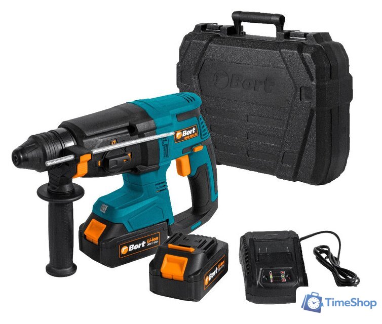 Перфоратор Bort BHD-20LI-BL (с 2-мя АКБ, кейс) - Изображение №1 — Интернет-магазин Time-Shop
