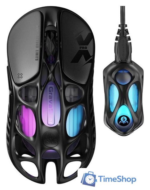 Игровая мышь Gravastar Mercury X Pro Galaxy Black - Изображение №1 — Интернет-магазин Time-Shop
