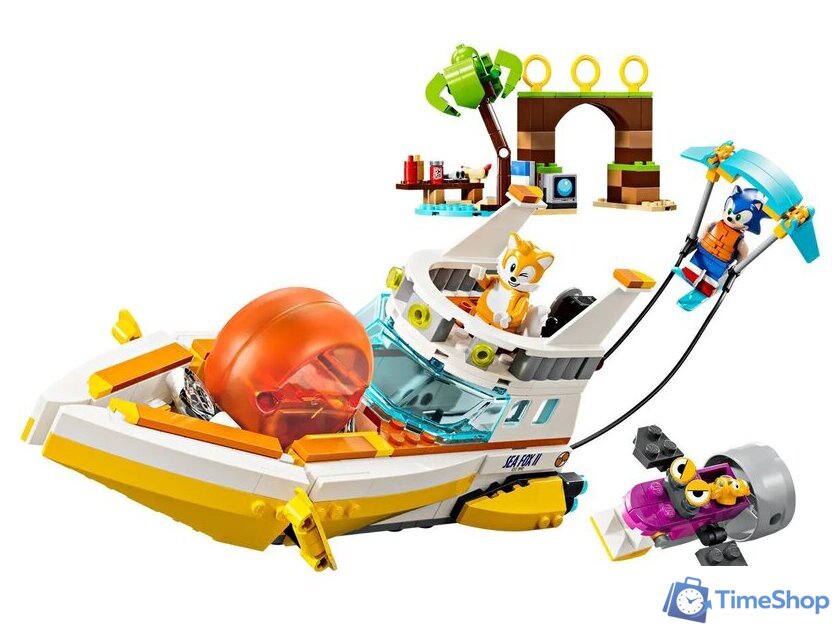 Конструктор LEGO Super Sonic Приключения на лодке Тейлза 76997 - Изображение №4 — Интернет-магазин Time-Shop