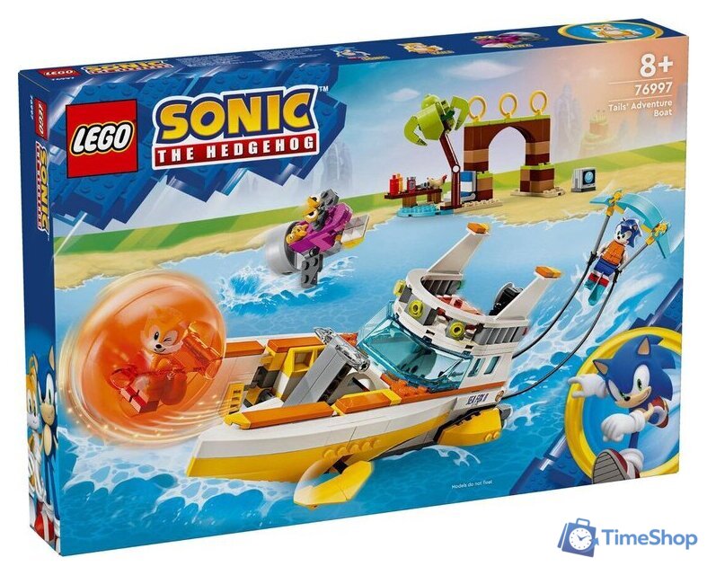 Конструктор LEGO Super Sonic Приключения на лодке Тейлза 76997 - Изображение №1 — Интернет-магазин Time-Shop