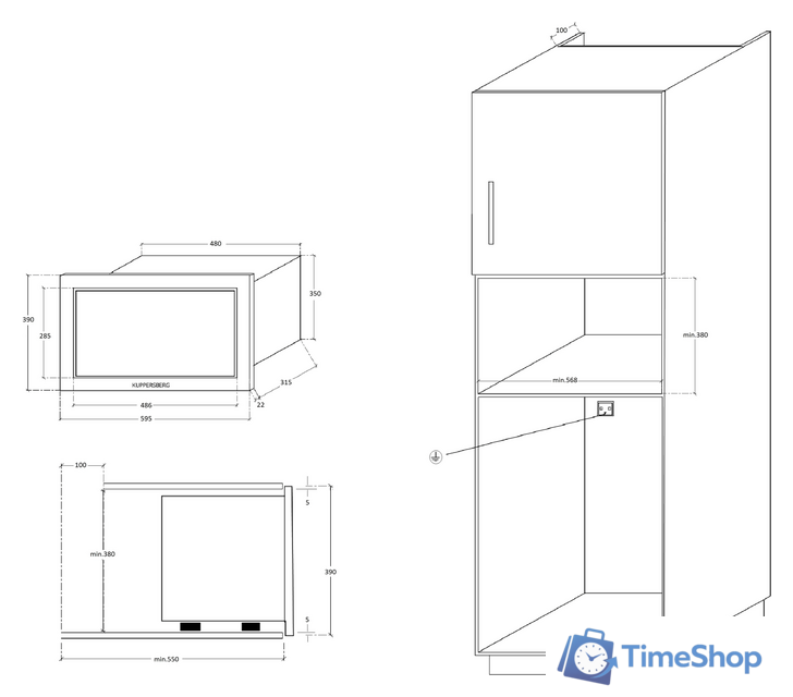 Микроволновая печь KUPPERSBERG HMW 655 X - Изображение №5 — Интернет-магазин Time-Shop