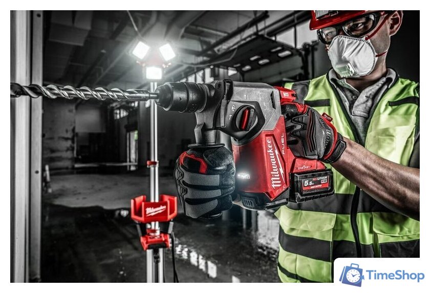 Перфоратор Milwaukee M18 FUEL M18ONEFHX-0X 4933478503 (без АКБ, кейс) - Изображение №13 — Интернет-магазин Time-Shop