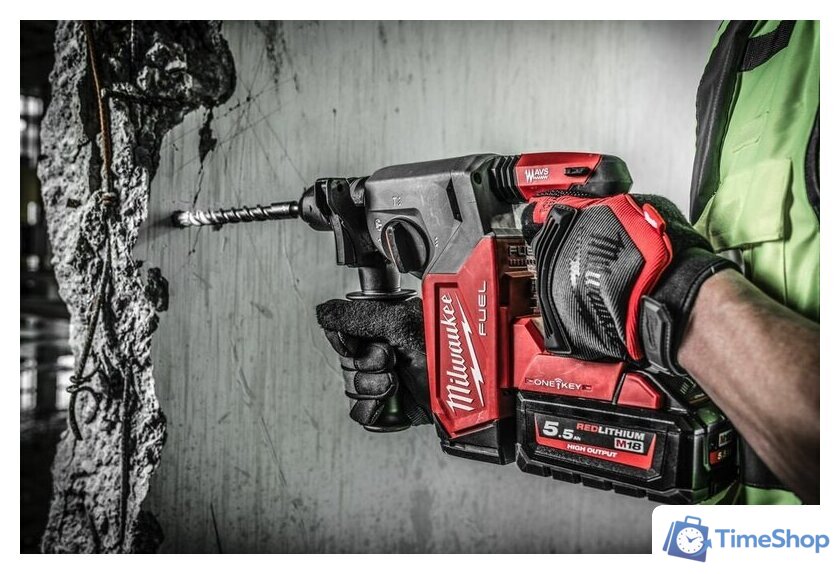 Перфоратор Milwaukee M18 FUEL M18ONEFHX-0X 4933478503 (без АКБ, кейс) - Изображение №18 — Интернет-магазин Time-Shop