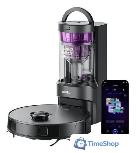 Робот-пылесос Eureka E20 Plus (черный) - Изображение №1 — Интернет-магазин Time-Shop