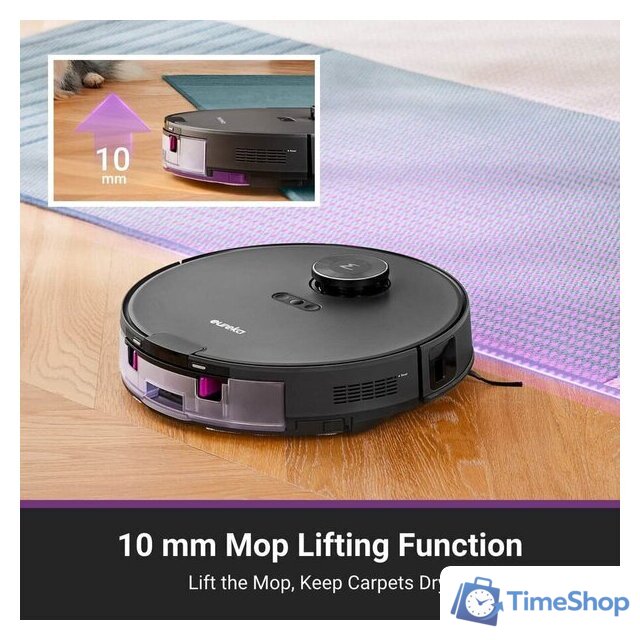 Робот-пылесос Eureka E20 Plus (черный) - Изображение №4 — Интернет-магазин Time-Shop