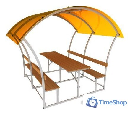 Беседка Импласт Астра 2.9x1.7м / 40x20мм - Изображение №1 — Интернет-магазин Time-Shop