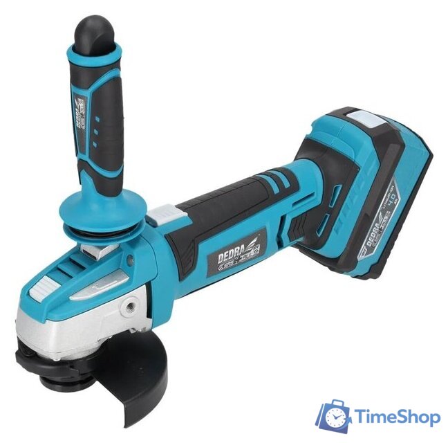 Угловая шлифмашина Dedra DED7030A06 (с 2-мя АКБ, кейс) - Изображение №6 — Интернет-магазин Time-Shop