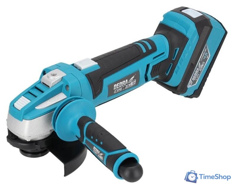 Угловая шлифмашина Dedra DED7030A06 (с 2-мя АКБ, кейс) - Изображение №2 — Интернет-магазин Time-Shop