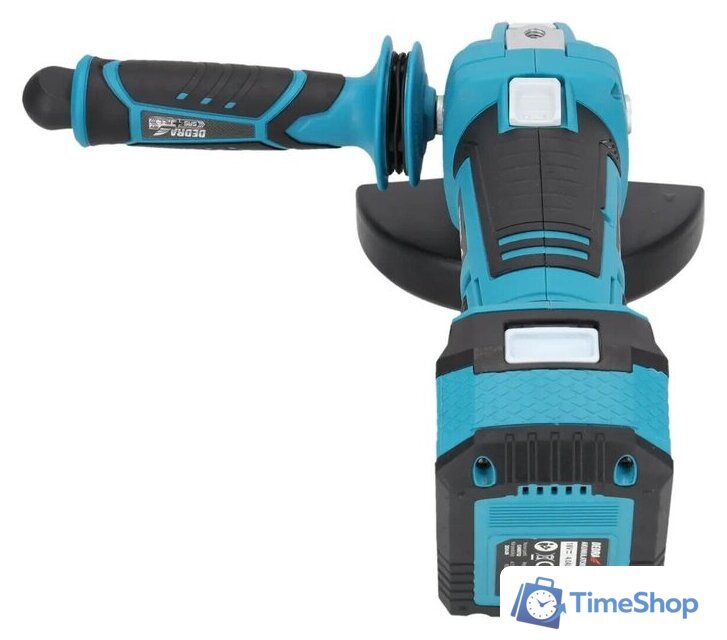 Угловая шлифмашина Dedra DED7030A06 (с 2-мя АКБ, кейс) - Изображение №5 — Интернет-магазин Time-Shop