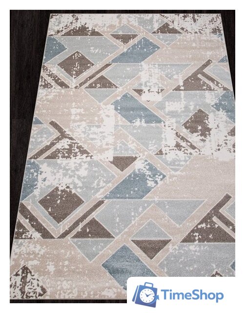 Ковер для жилой комнаты Merinos Naturel D979-STAN-BEIGE-BLUE (2х2.9) - Изображение №4 — Интернет-магазин Time-Shop
