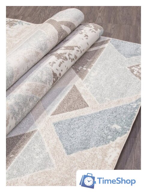 Ковер для жилой комнаты Merinos Naturel D979-STAN-BEIGE-BLUE (2х2.9) - Изображение №2 — Интернет-магазин Time-Shop