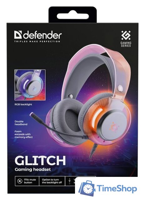 Наушники Defender Glitch 62490 - Изображение №9 — Интернет-магазин Time-Shop