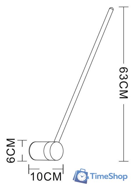 Бра Arte Lamp Polis A2027AP-1BK - Изображение №4 — Интернет-магазин Time-Shop
