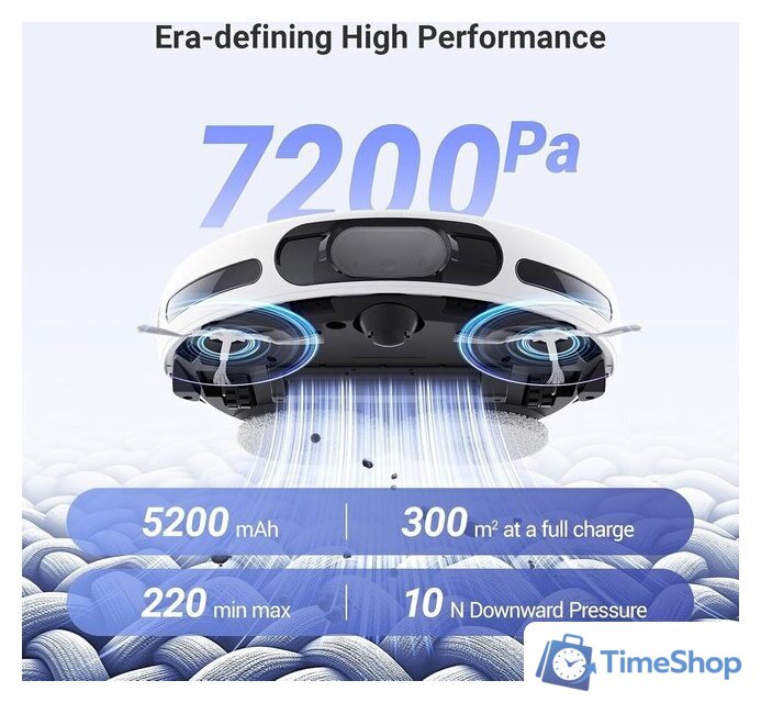 Робот-пылесос Ezviz RS20 Pro (белый) - Изображение №3 — Интернет-магазин Time-Shop