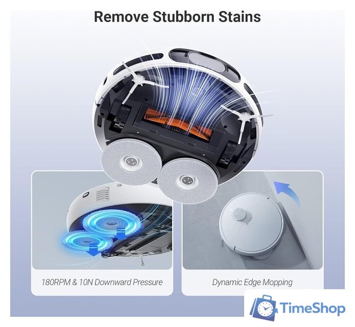 Робот-пылесос Ezviz RS20 Pro (белый) - Изображение №4 — Интернет-магазин Time-Shop