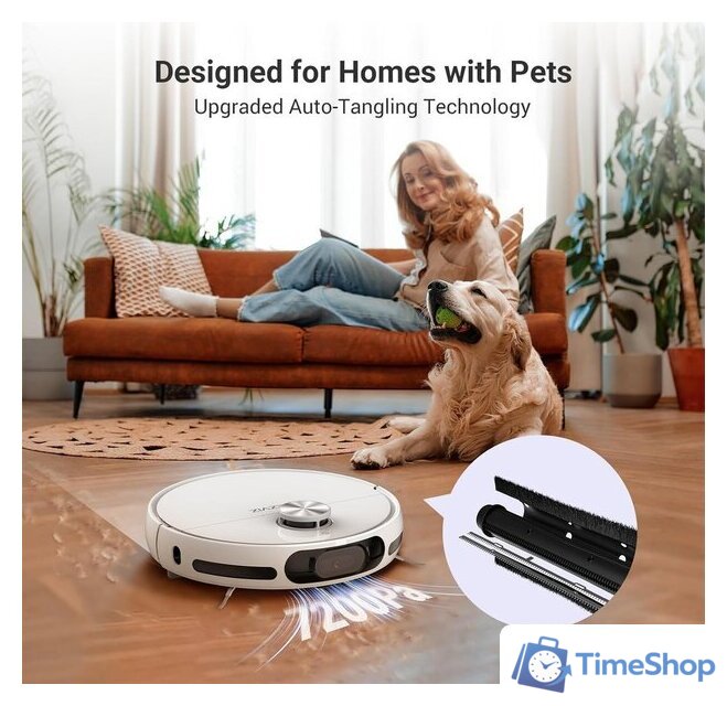 Робот-пылесос Ezviz RS20 Pro (белый) - Изображение №5 — Интернет-магазин Time-Shop