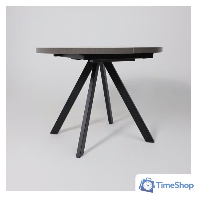 Кухонный стол Мамадома Rondo M-100 раздвижной 100-135 (дымчатая керамика/черный) - Изображение №15 — Интернет-магазин Time-Shop