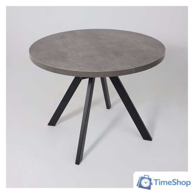 Кухонный стол Мамадома Rondo M-100 раздвижной 100-135 (дымчатая керамика/черный) - Изображение №14 — Интернет-магазин Time-Shop