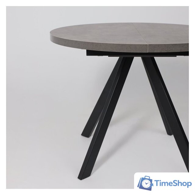 Кухонный стол Мамадома Rondo M-100 раздвижной 100-135 (дымчатая керамика/черный) - Изображение №17 — Интернет-магазин Time-Shop