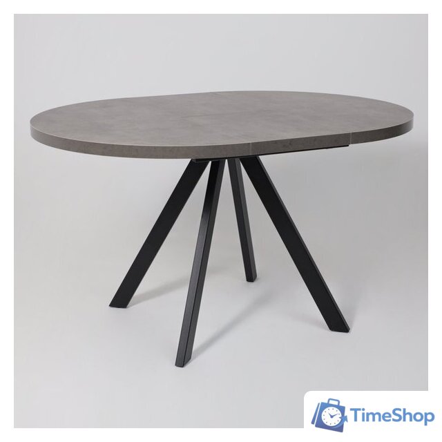 Кухонный стол Мамадома Rondo M-100 раздвижной 100-135 (дымчатая керамика/черный) - Изображение №23 — Интернет-магазин Time-Shop