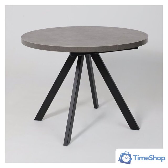 Кухонный стол Мамадома Rondo M-100 раздвижной 100-135 (дымчатая керамика/черный) - Изображение №13 — Интернет-магазин Time-Shop