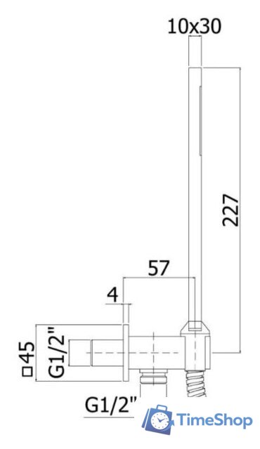 Душевой гарнитур  Paffoni ZDUP095CR - Изображение №4 — Интернет-магазин Time-Shop