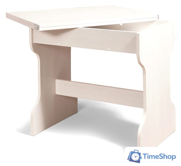 Обеденная группа Анмикс ЛДСП с кухонным уголком (бодега/кожзам коричневый) - Изображение №3 — Интернет-магазин Time-Shop