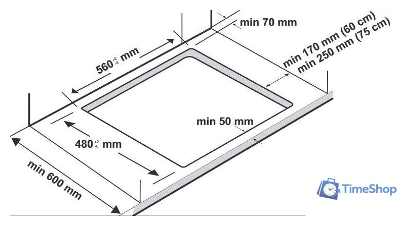 Варочная панель Candy CHG6LW - Изображение №2 — Интернет-магазин Time-Shop