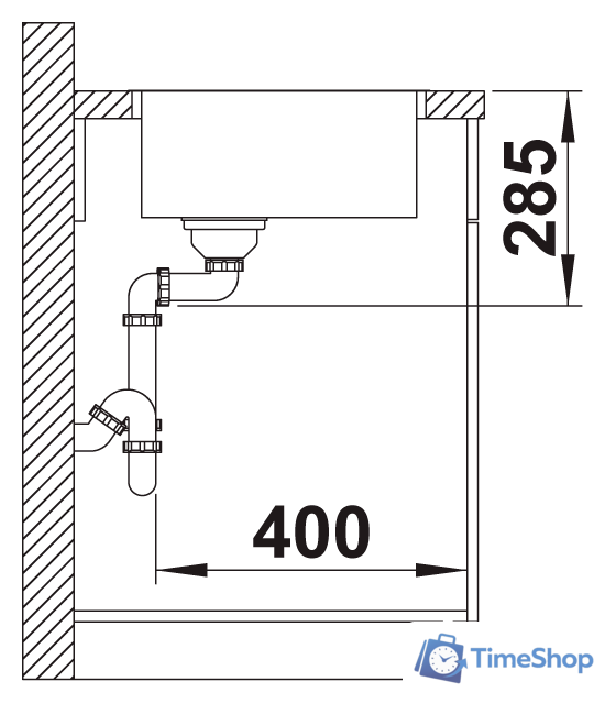 Кухонная мойка Blanco Solis 340-IF 526116 (полированная) - Изображение №5 — Интернет-магазин Time-Shop