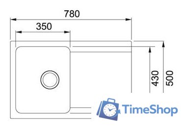 Кухонная мойка Franke Orion OID 611-78 114.0443.360 (белый) - Изображение №2 — Интернет-магазин Time-Shop