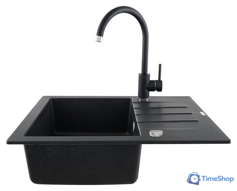 Кухонная мойка Kernau KGS A 4560 1B1D Black Metallic - Изображение №3 — Интернет-магазин Time-Shop