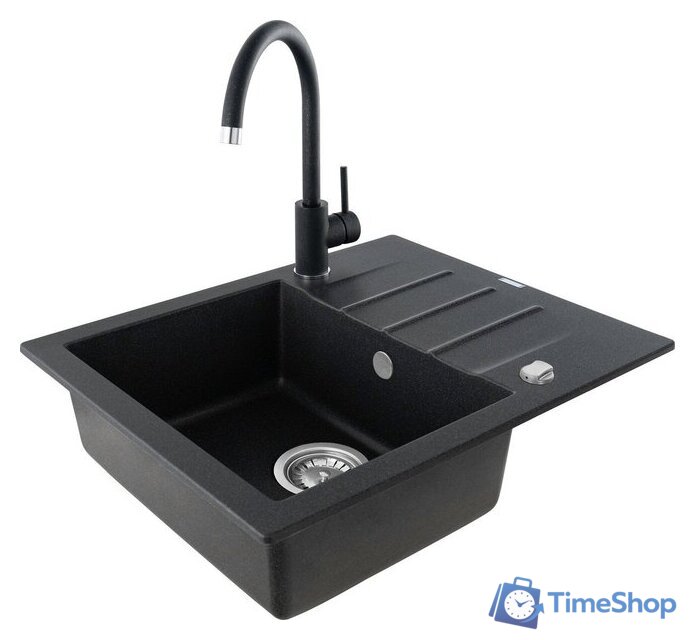 Кухонная мойка Kernau KGS A 4560 1B1D Black Metallic - Изображение №4 — Интернет-магазин Time-Shop
