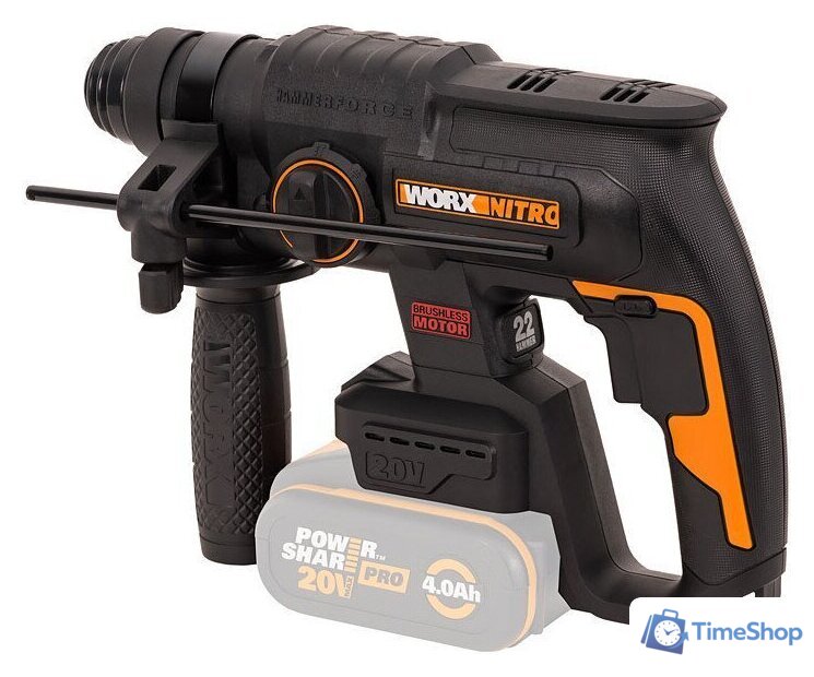 Перфоратор Worx WX381.9 (без АКБ) - Изображение №3 — Интернет-магазин Time-Shop