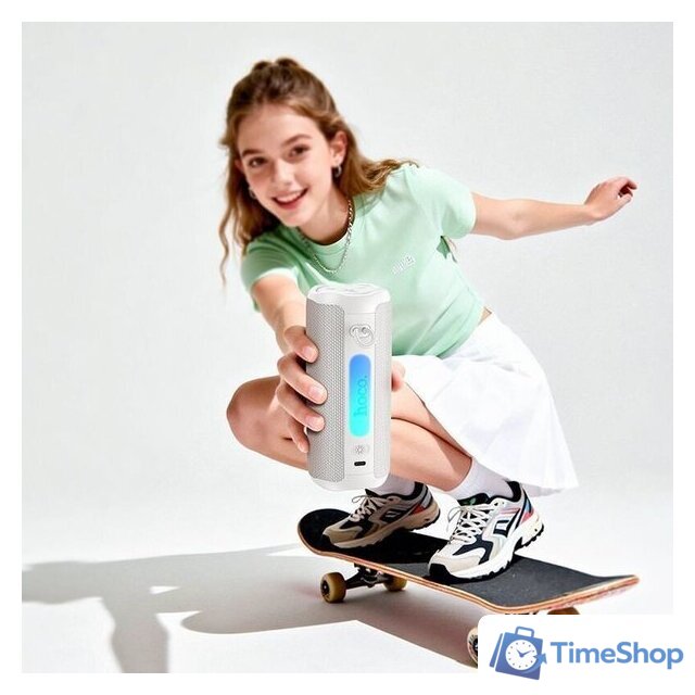Беспроводная колонка Hoco HC50 (белый) - Изображение №4 — Интернет-магазин Time-Shop