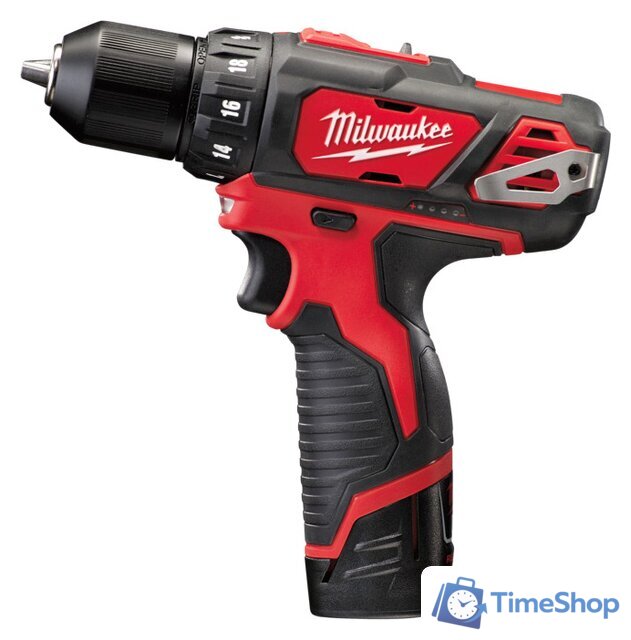 Дрель-шуруповерт Milwaukee M12 BDD-202C 4933441915 (с 2-мя АКБ, кейс) - Изображение №1 — Интернет-магазин Time-Shop