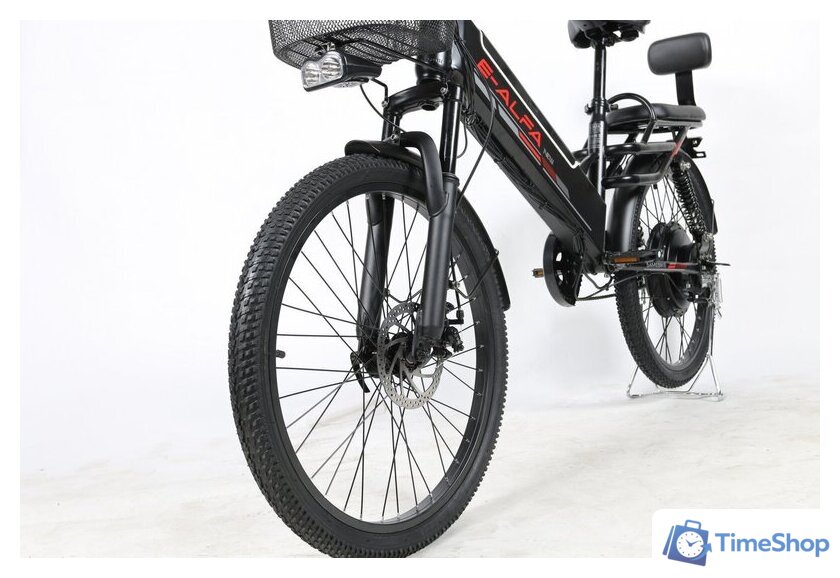 Электровелосипед SameBike Е-Alfa New SB-E-ALFA500-48/13 (черный) - Изображение №3 — Интернет-магазин Time-Shop