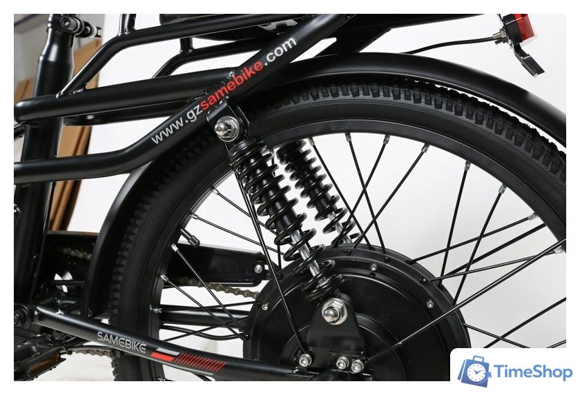 Электровелосипед SameBike Е-Alfa New SB-E-ALFA500-48/13 (черный) - Изображение №10 — Интернет-магазин Time-Shop