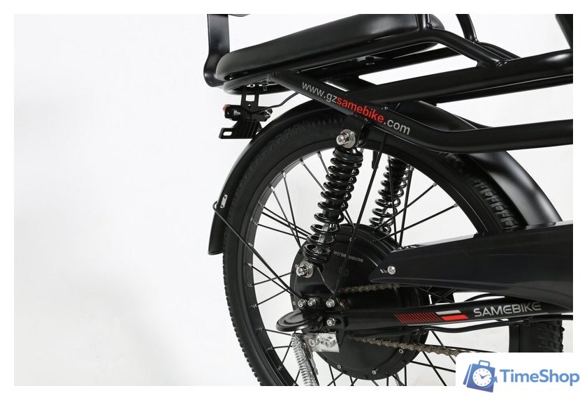 Электровелосипед SameBike Е-Alfa New SB-E-ALFA500-48/13 (черный) - Изображение №9 — Интернет-магазин Time-Shop