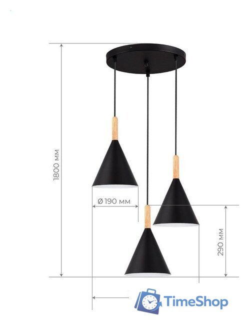 Подвесная люстра Evoluce SLE1255-423-03 - Изображение №5 — Интернет-магазин Time-Shop