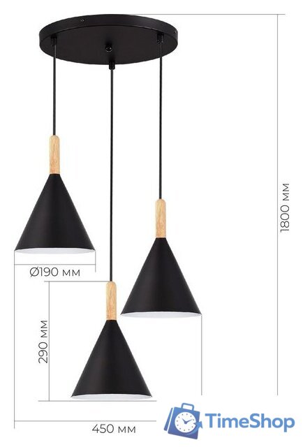 Подвесная люстра Evoluce SLE1255-423-03 - Изображение №4 — Интернет-магазин Time-Shop