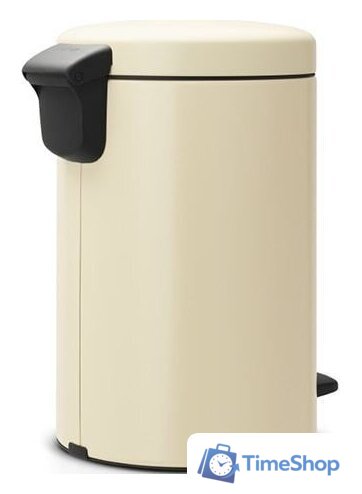Мусорное ведро Brabantia Pedal Bin NewIcon 12 л (миндальный) - Изображение №3 — Интернет-магазин Time-Shop