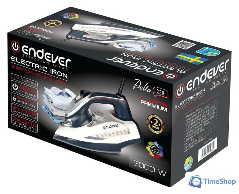 Утюг Endever Delta-228 - Изображение №15 — Интернет-магазин Time-Shop
