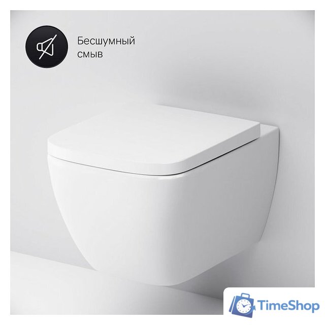 Унитаз подвесной AM.PM FlashClean Gem C901701SC - Изображение №11 — Интернет-магазин Time-Shop