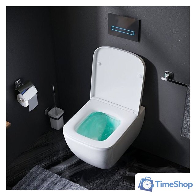 Унитаз подвесной AM.PM FlashClean Gem C901701SC - Изображение №7 — Интернет-магазин Time-Shop