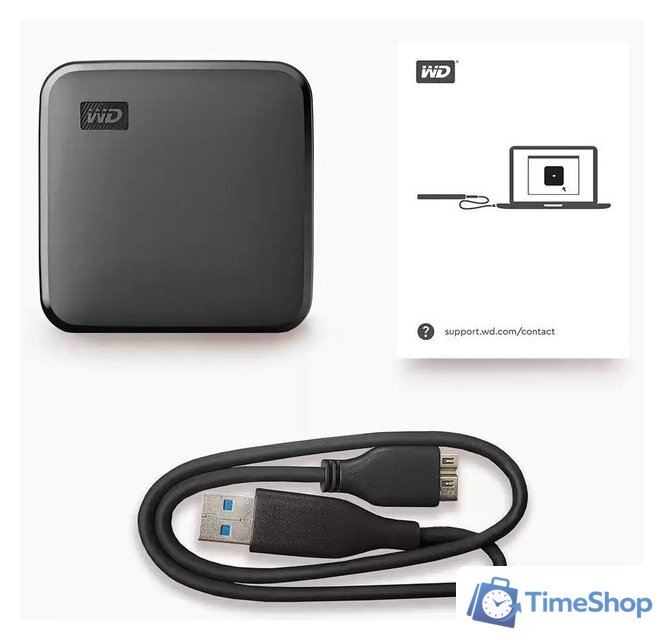 Внешний накопитель WD Elements SE 1TB WDBAYN0010BBK - Изображение №5 — Интернет-магазин Time-Shop
