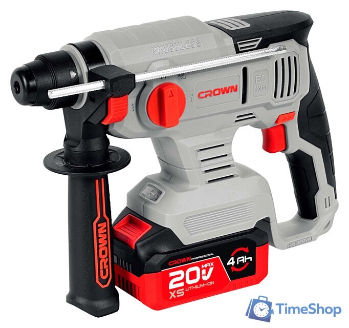 Перфоратор Crown CT28010XS-4 BMC (с 2-мя АКБ) - Изображение №1 — Интернет-магазин Time-Shop