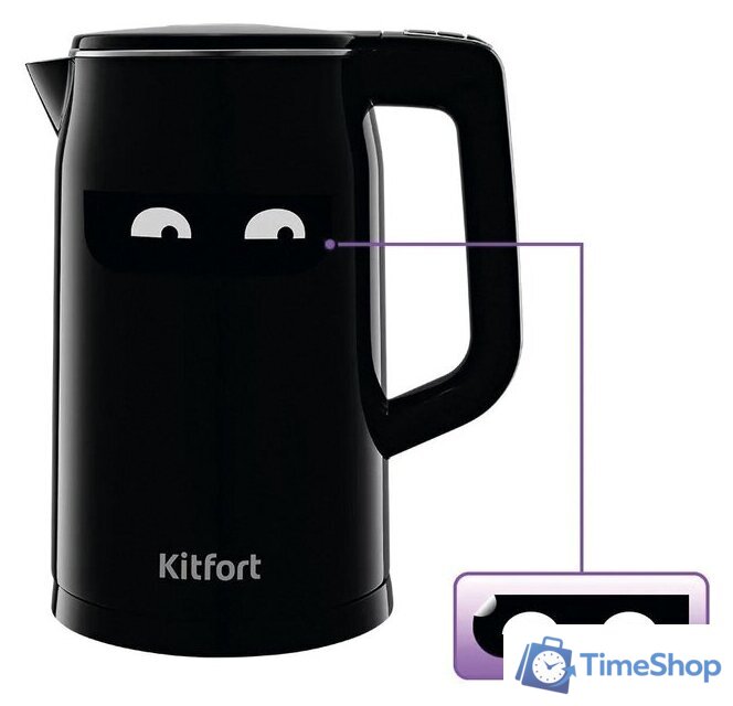 Электрический чайник Kitfort KT-6154 - Изображение №3 — Интернет-магазин Time-Shop