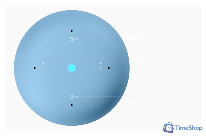Умная колонка VK Капсула Нео (синий) - Изображение №3 — Интернет-магазин Time-Shop